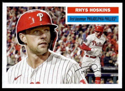 2023 Topps Archives Rhys Hoskins #20 1956 Design Philadelphia Phillies - Image 1 of 2