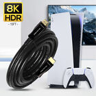 8K HDMI 2.1 Cable 15Feet 8K60hz 4K 120hz 144hz HDCP eARC 48Gbps Dolby Vision Lot