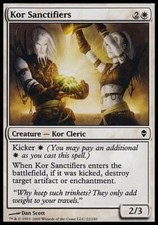 X4 Kor Sanctifiers Zendikar LP/NM MTG Magic DNA GAMES