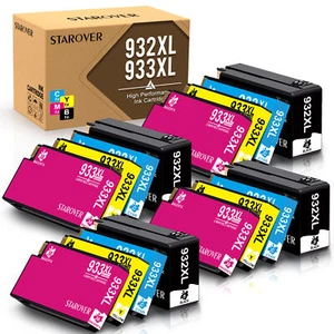 16 Pack Ink Cartridges For HP 932XL 933XL Officejet 6100 6600 6700 7612 7110 - Picture 1 of 5