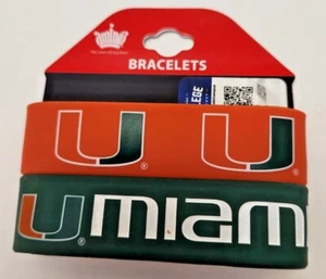 NCAA Fan Bracelet Set of 2 - Picture 1 of 40