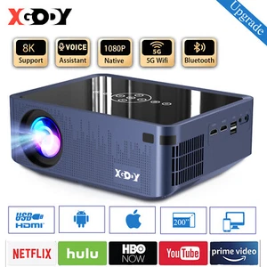 XGODY X1Pro Projektor WiFi Unterstützung 4K Bluetooth Android Heimkino Beamer DE - Bild 1 von 12