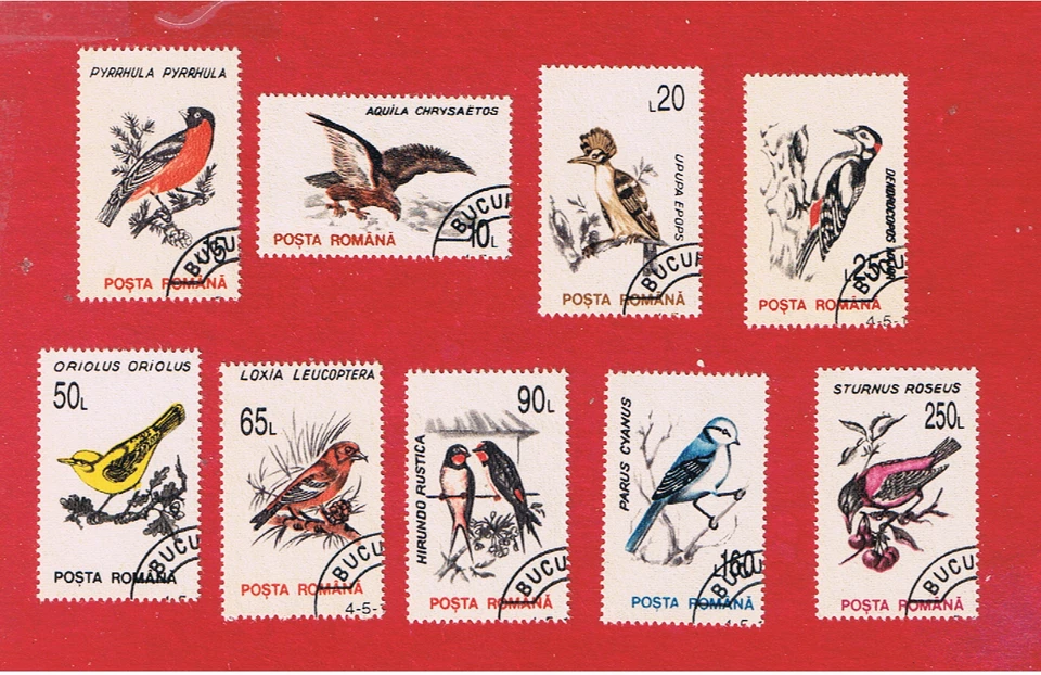 Rumania #3812/3821 en muy buen estado usado sin aves envío y devolución Foto 1 de 1