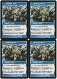MTG Mesmeric Sliver x4 Future Sight Common LP Playset - Picture 1 of 1