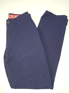 Mens Under Armour Tech Chino Pants size 30x32 navy blue performance - Picture 1 of 7