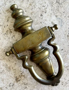 ANTIQUE c.1907 BOSTON VICTORIAN TORCHIERE ARCHITECTURAL SALVAGE DOORKNOCKER - Picture 1 of 9
