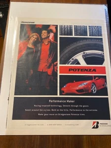 Vintage 2005 Bridgestone Potenza Tires Passion For Excellence ad - Picture 1 of 1