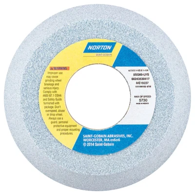 Norton Abrasives 66243530417 Flaring Cup Wheel, 4 Diax 1.5 Tx1.25Ah, Pk5 - Image 1 of 2