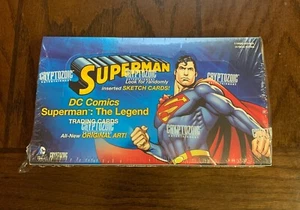 Caja de tarjetas coleccionables de Superman: The Legend sellada de fábrica Cryptozoic 2013 - Imagen 1 de 2