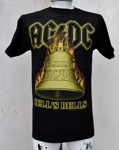 Camisa AC/DC Hells Bells World Tour 2001 Oficial Reedición Negra ACDC - Imagen 1 de 6