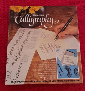 Calligraphy Set Fountain Pen + 3 Nibs Sheaffer Vintage - Picture 1 of 11