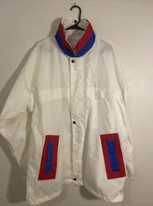 Vintage 90’s First Down Wettech Men’s Sailing Jacket Coat size Xl Color Block - Picture 1 of 3