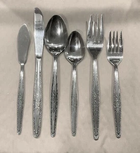 Interpur Stainless Flatware - Rose Pattern (or very similar), Individual Pieces - Picture 1 of 6