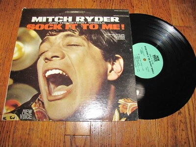 MITCH RYDER AND THE DETROIT WHEELS - SOCK IT TO ME - NEW VOICE RECORDS NV2003 LP - Image 1 of 2