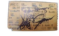Disturbed Dan Donegan & Mudvayne Chad Gray Combined Autograph Ticket Stub