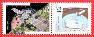Canada Stamp #1442a (1441,1442) "Canada in Space" MNH 1992 - Picture 1 of 1