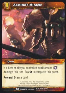World of Warcraft TCG Aessina's Miracle - War of the Elements 202/220 - Picture 1 of 2