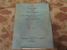 VINTAGE SURGICAL MEDICAL EQUIPMENT MANUAL