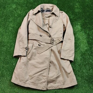 Vintage Marlboro Classics Mantel Damen 42 Jacke beige lang Trench Gürtel Damen - Bild 1 von 17