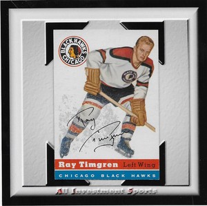 1954 Topps RAY TIMGREN #13 NM-MT *tough hockey card for set* DD17