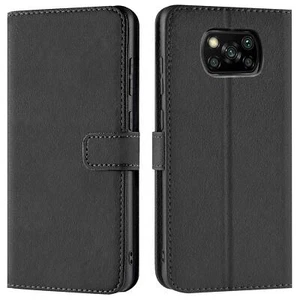 Housse de protection pour téléphone portable Xiaomi Poco X3 Pro sac de protection pliant Book Flip Case - Photo 1/7
