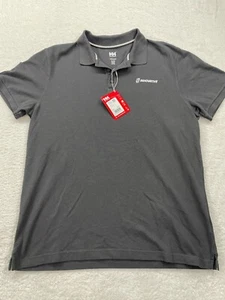 HELLY HANSEN Mens Gray Innovative Polo Short Sleeve Shirt Size XL Golf NWT - Picture 1 of 10