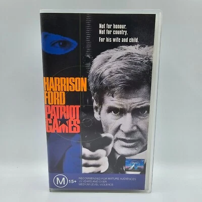 Patriot Games, Harrison Ford, VHS Tape, Vintage Video, Movie M, 1992, Free Post. - Image 1 of 4