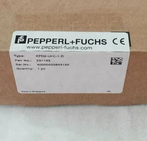 Eine NEUE Sicherheitsbarriere für Pepperl + Fuchs KFD2-UFC-1.D kostenloser Versand - Bild 1 von 2
