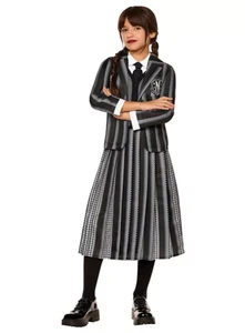 01840644 Spirit Kids Wednesday Show Nevermore Academy Uniform Costume Sizes Vary - Picture 1 of 3