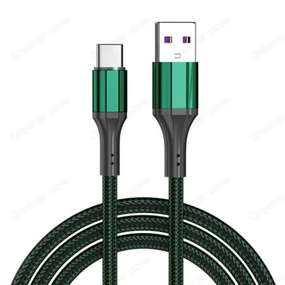 Cable USB-C 1M/2M 60W 3A Carga Rápida Nylon Trenzado Sincronización Cable para Teléfono/Portátil xb Foto 1 de 4