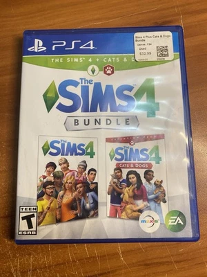 The Sims 4 and Cats & Dogs Bundle Collection (Sony PlayStation 4, 2018) PS4 - Image 1 of 2