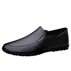 Zapatos informales para hombre Mocasines sin cordones de caña baja Hechos a mano Transpirables Zapatos de negocios   - Imagen 1 de 26