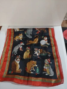 Cat Christmas Scarf - Picture 1 of 5