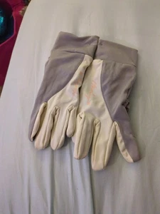 Hurley Damen Mehrzweck Handschuhe weiß grau Laufen Radfahren L/XL Touchscreen - Bild 1 von 3