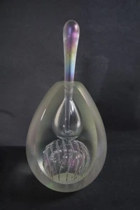 Vintage Perfume Bottle & Dauber Signed Brian Maytum Studio Art Glass Handcrafted - Picture 1 of 5