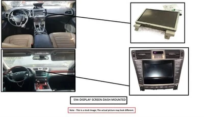 DISPLAY SCREEN 2015 MERCEDES-BENZ CLA250 Foto 1 de 4