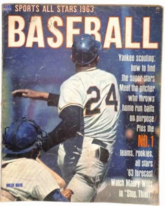 1963 Sports All Stars Magazine Willie Mays HOF San Francisco Giants 181694 - Picture 1 of 1
