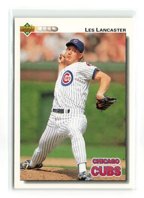 LES LANCASTER #481 1992 UPPER DECK  CUBS - Image 1 of 2