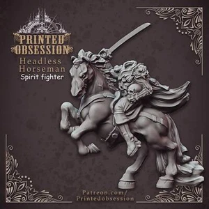 Headless Reiter | Fantasy Harz Miniatur D&D Tabletop Spiel RPGs Rollenspiel - Bild 1 von 1