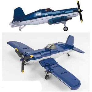 US Vought Corsair F4U caccia elica aereo blocchi di costruzione seconda guerra mondiale - Foto 1 di 18