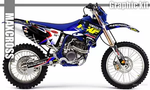 YAMAHA WR250F WR450F YZ250F YZ450F 2003-2006 MAXCROSS GRAPHICS FULL KIT FM1 - Bild 1 von 2