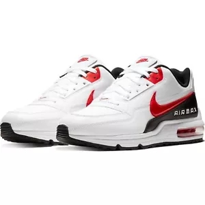 Men Size 13US Nike Air Max Ltd 3 White Red Shoes Low Top Running Shoes Sneakers - Picture 1 of 6