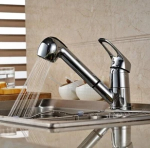 Rubinetto Miscelatore Monocomando Cucina Lavello Lavabo Con Doccetta Estraibile - Foto 1 di 7
