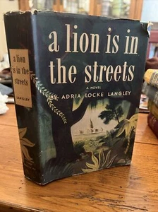 A Lion Is In The Streets 1945 Adria Locke Langley First 1st Ed HC W/ Dust Jacket - Bild 1 von 4