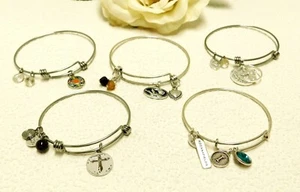 EMAILLE & KRISTALL VERSTELLBARER BETTELARMREIF ARMBAND KONVOLUT - Bild 1 von 5