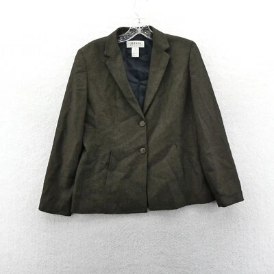 Alfani Petite женщин размер 6P костюм куртка с длинным рукавом профессиональный темно-зеленый 6 - Изображение 1 из 4