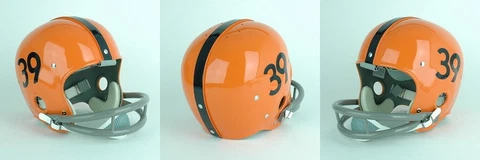 SYRACUSE ORANGEMEN 1964-1977 Vintage Riddell RK Suspension Football Helmet Cover