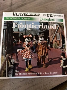 GAF K-2 FRONTIERLAND View Master Disneyland ~ 3 Rollen plus Bonus PC Booklet - Bild 1 von 2