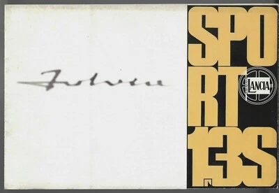 Folleto de ventas multilingüe Lancia Fulvia Sport Zagato 1.3S 1969-70 mercado del Reino Unido Foto 1 de 3