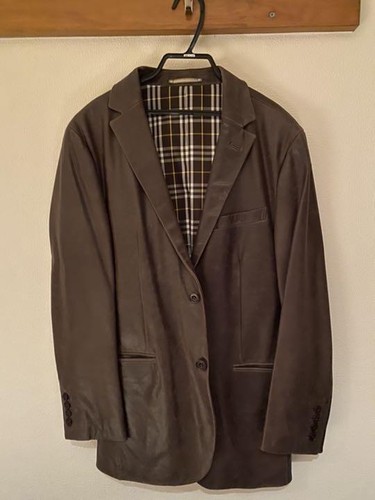 Giacca di pelle uomo BURBERRY BLACK LABEL